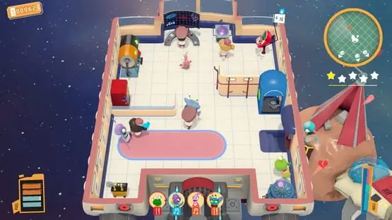 This contains a gameplay image of the game: Screenshot of Spacelines from the Far Out