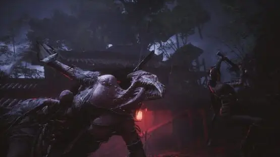 This contains a gameplay image of the game: Screenshot of Wuchang: Fallen Feathers