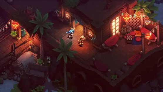 This contains a gameplay image of the game: Screenshot of Sea of Stars