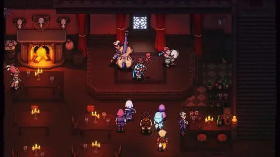 This contains a gameplay image of the game: Screenshot of Sea of Stars