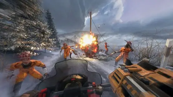 Hier ist ein Gameplay-Bild des Spiels:Screenshot von Serious Sam: Siberian Mayhem
