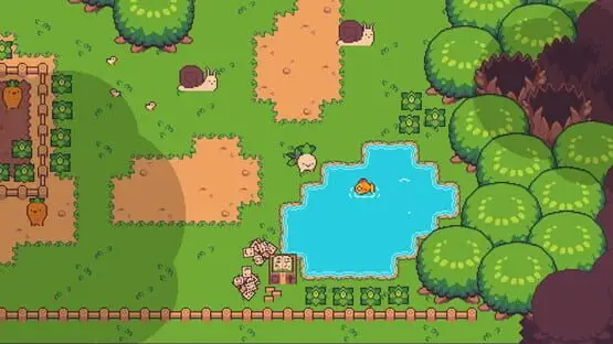 Esto contiene una imagen de juego de: Captura de pantalla de Turnip Boy Commits Tax Evasion