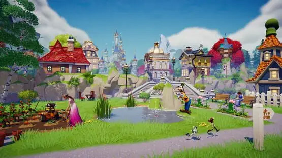 This contains a gameplay image of the game: Screenshot of Disney Dreamlight Valley