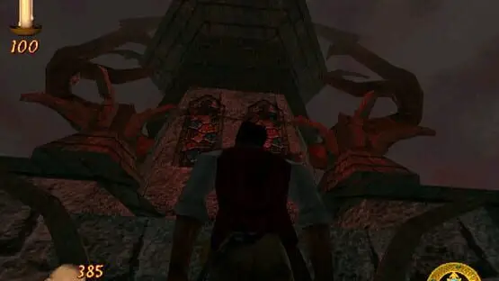 This contains a gameplay image of the game: Screenshot of The Elder Scrolls Adventures: Redguard