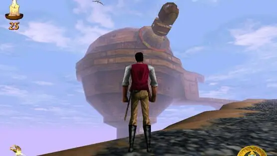 This contains a gameplay image of the game: Screenshot of The Elder Scrolls Adventures: Redguard