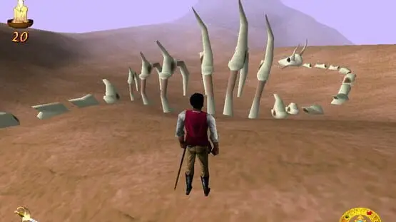 This contains a gameplay image of the game: Screenshot of The Elder Scrolls Adventures: Redguard
