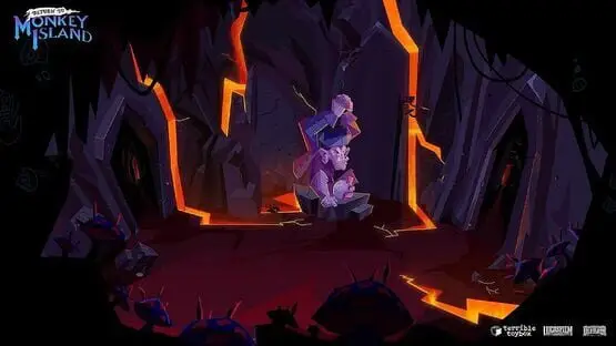 Esto contiene una imagen de juego de: Captura de pantalla de Return to Monkey Island