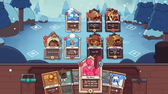 Isso contém uma imagem de jogabilidade do jogo:Captura de tela de Wildfrost