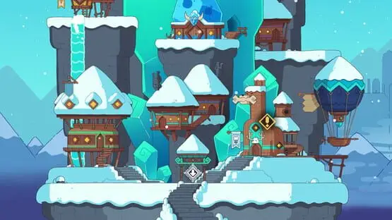 Isso contém uma imagem de jogabilidade do jogo:Captura de tela de Wildfrost