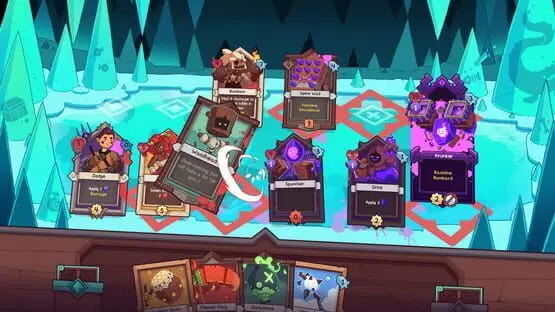 Isso contém uma imagem de jogabilidade do jogo:Captura de tela de Wildfrost