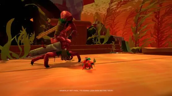Esto contiene una imagen de juego de: Captura de pantalla de Another Crab's Treasure