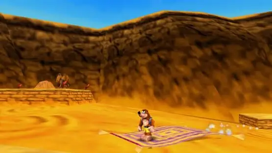 This contains a gameplay image of the game: Screenshot of Banjo-Kazooie
