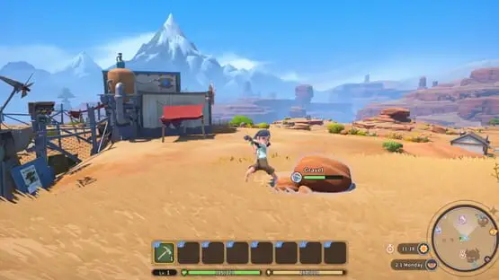 Esto contiene una imagen de juego de: Captura de pantalla de My Time at Sandrock