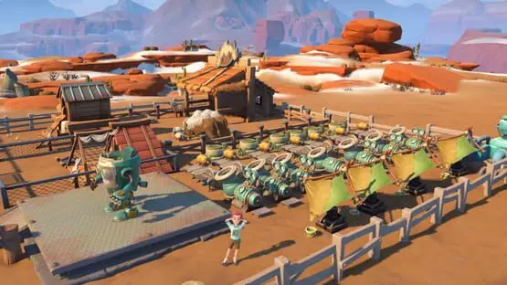 Esto contiene una imagen de juego de: Captura de pantalla de My Time at Sandrock