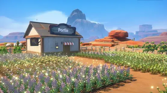 Esto contiene una imagen de juego de: Captura de pantalla de My Time at Sandrock