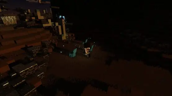 This contains a gameplay image of the game: Screenshot of Minecraft: Legends