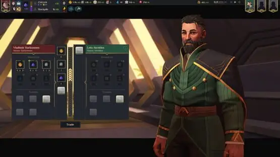 Esto contiene una imagen de juego de: Captura de pantalla de Dune: Spice Wars