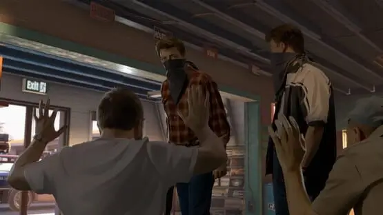 Isso contém uma imagem de jogabilidade do jogo:Captura de tela de As Dusk Falls