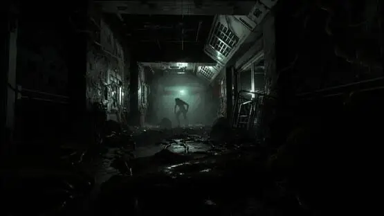This contains a gameplay image of the game: Screenshot of The Callisto Protocol