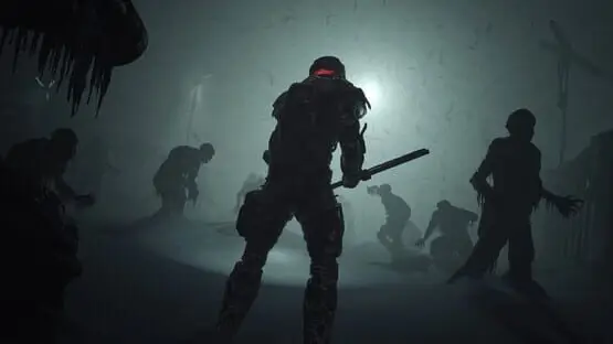 This contains a gameplay image of the game: Screenshot of The Callisto Protocol