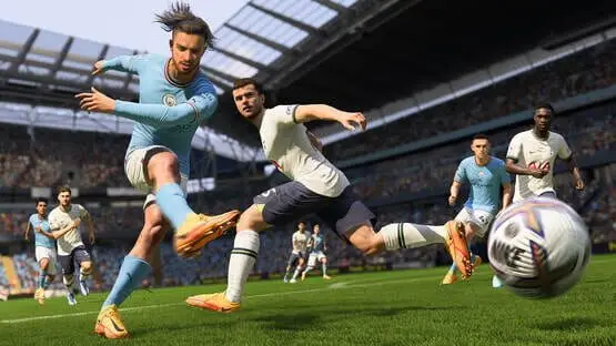 This contains a gameplay image of the game: Screenshot of FIFA 23