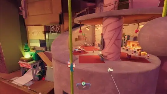 This contains a gameplay image of the game: Screenshot of 4 - Tinykin