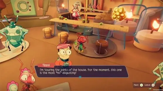 This contains a gameplay image of the game: Screenshot of 9 - Tinykin