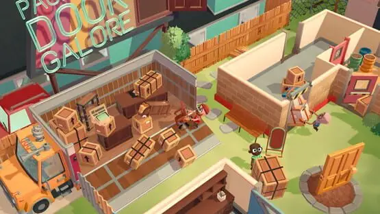 This contains a gameplay image of the game: Screenshot of Moving Out 2