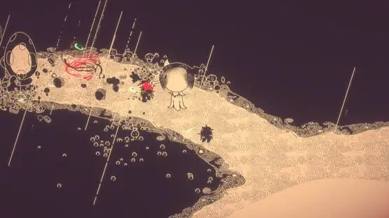 This contains a gameplay image of the game: Screenshot of Hauntii