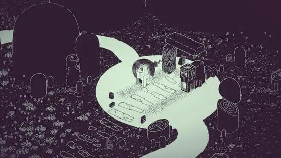 This contains a gameplay image of the game: Screenshot of Hauntii
