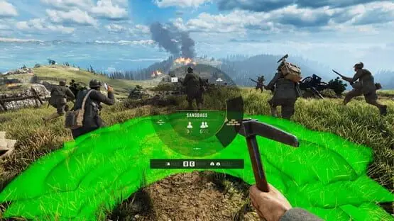 This contains a gameplay image of the game: Screenshot of Isonzo: Deluxe Edition