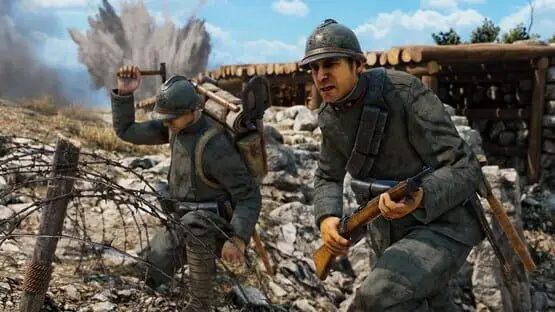 This contains a gameplay image of the game: Screenshot of Isonzo: Deluxe Edition