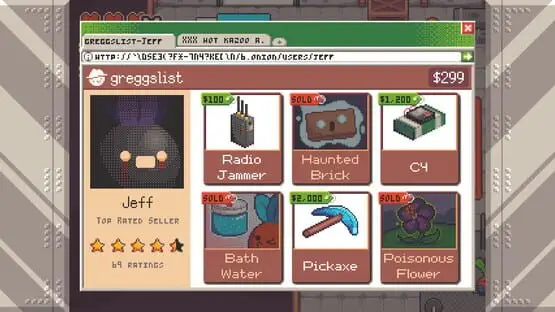 Esto contiene una imagen de juego de: Captura de pantalla de Turnip Boy Robs a Bank