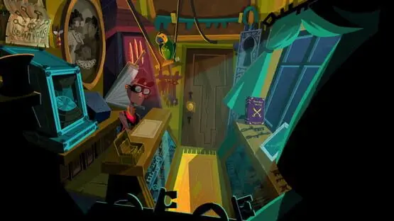 Esto contiene una imagen de juego de: Captura de pantalla de Return to Monkey Island