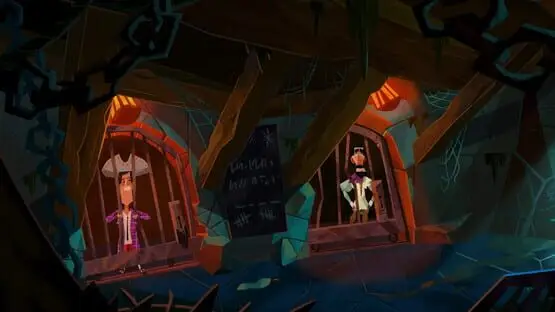 Esto contiene una imagen de juego de: Captura de pantalla de Return to Monkey Island