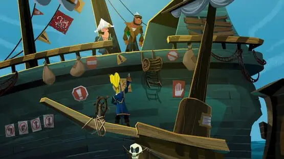 Esto contiene una imagen de juego de: Captura de pantalla de Return to Monkey Island