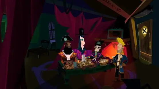 Esto contiene una imagen de juego de: Captura de pantalla de Return to Monkey Island