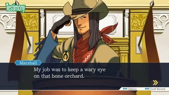 Esto contiene una imagen de juego de: Captura de pantalla de Phoenix Wright: Ace Attorney Trilogy