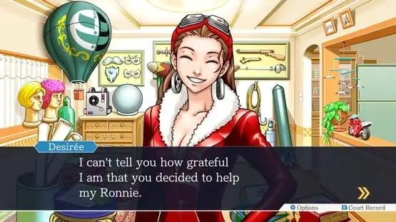 Esto contiene una imagen de juego de: Captura de pantalla de Phoenix Wright: Ace Attorney Trilogy