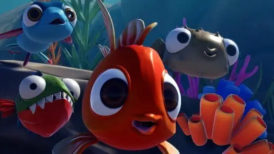 This contains a gameplay image of the game: Screenshot of 11 - I Am Fish