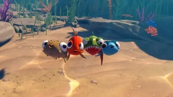 This contains a gameplay image of the game: Screenshot of 18 - I Am Fish