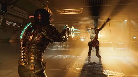 Esto contiene una imagen de juego de: Captura de pantalla de Dead Space