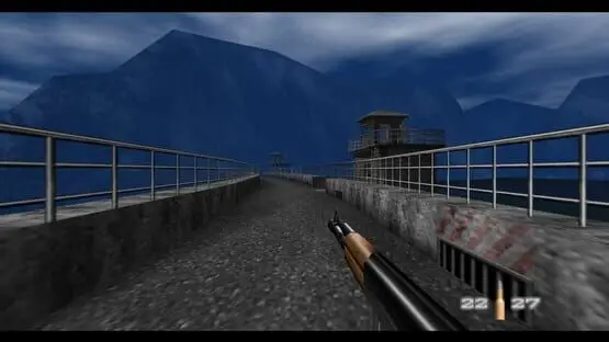 Ceci contient une image de gameplay du jeu : Capture d'écran de GoldenEye 007