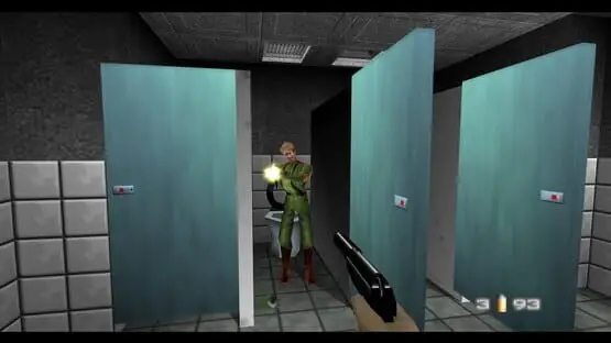 Ceci contient une image de gameplay du jeu : Capture d'écran de GoldenEye 007