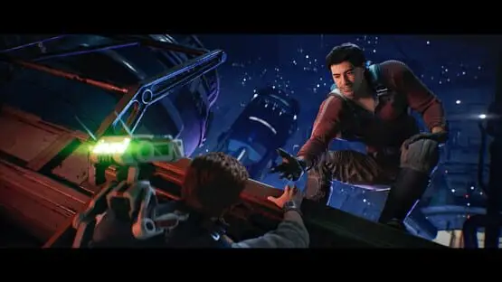 Esto contiene una imagen de juego de: Captura de pantalla de Star Wars Jedi: Survivor