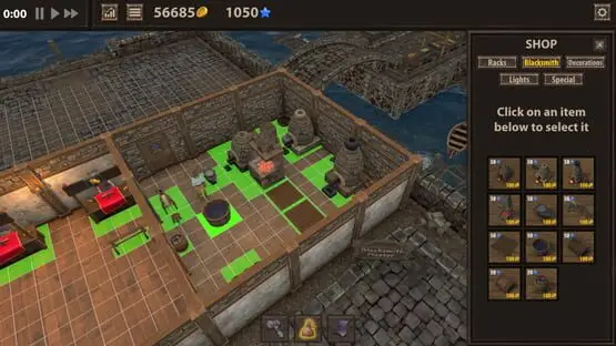 This contains a gameplay image of the game: Screenshot of 5 - Blacksmith Master