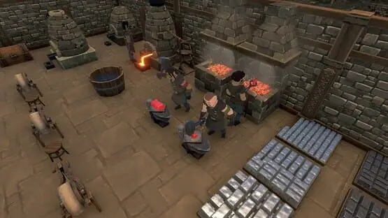 This contains a gameplay image of the game: Screenshot of 6 - Blacksmith Master