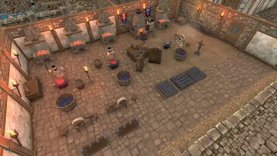 This contains a gameplay image of the game: Screenshot of 2 - Blacksmith Master