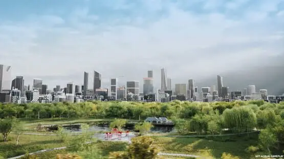 This contains a gameplay image of the game: Screenshot of Cities: Skylines II