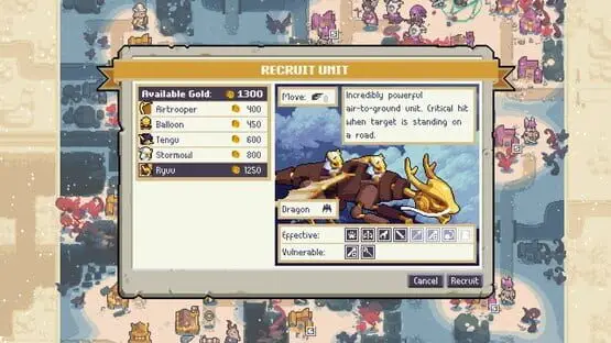 Hier ist ein Gameplay-Bild des Spiels:Screenshot von 5 - Wargroove 2